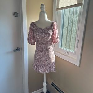 Pink Floral Dress